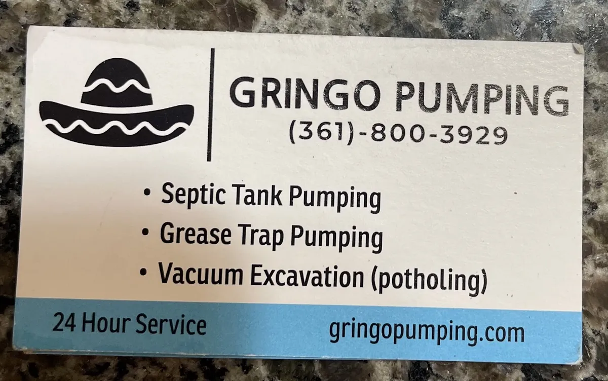 Gringo Pumping — veteran-owned septic service
